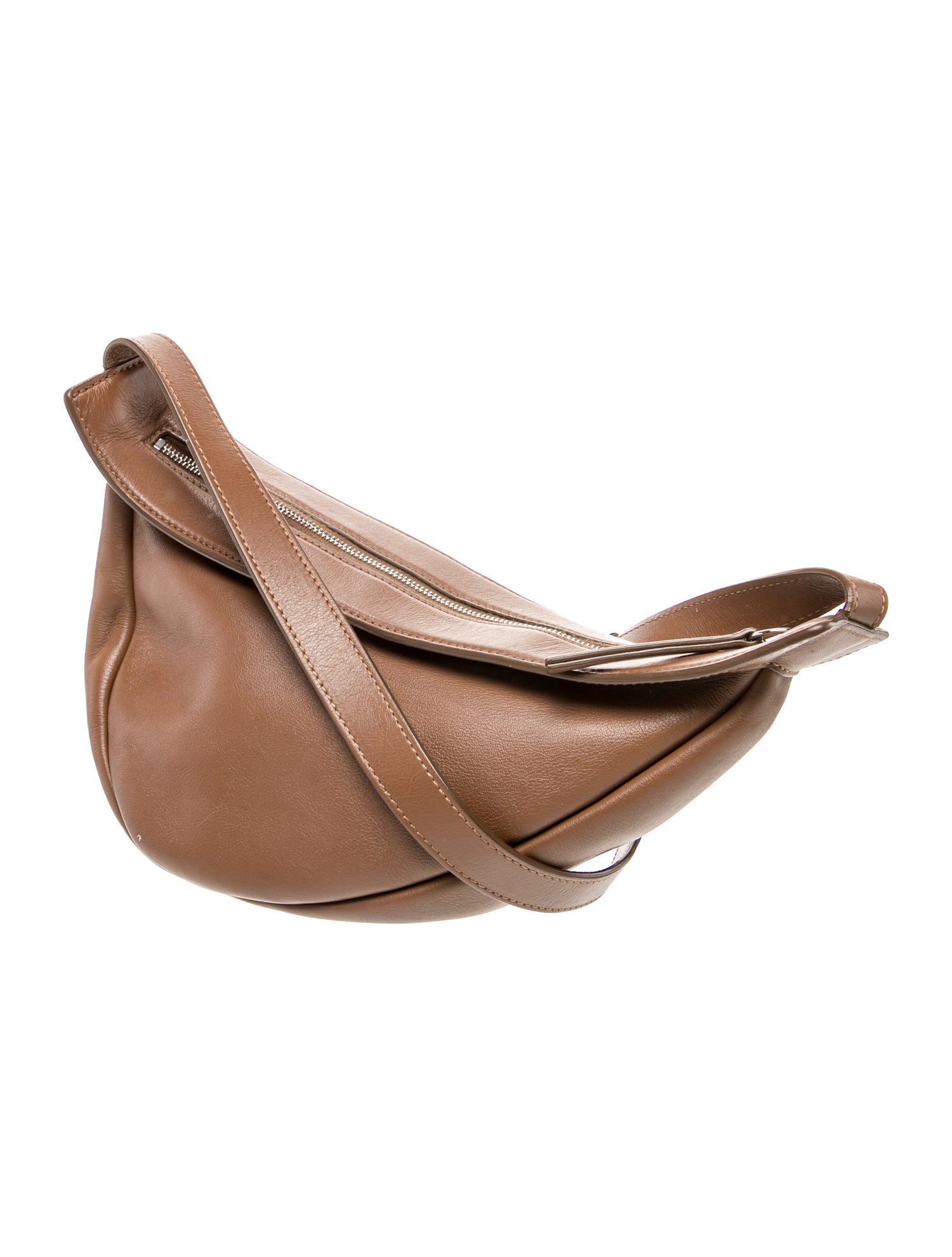 The Row Leather Slouchy Banana Bag
